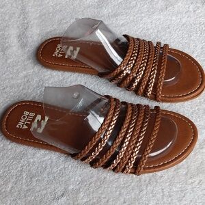 NWT Billabong Shoreline Braided Sandals